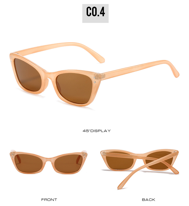 Fashion Leopard Pc Resin Cat Eye Full Frame Womenu0027s Sunglasses