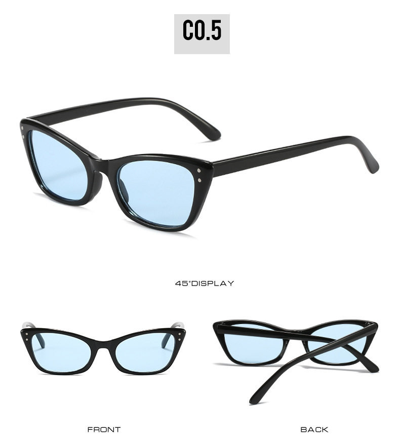 Fashion Leopard Pc Resin Cat Eye Full Frame Womenu0027s Sunglasses