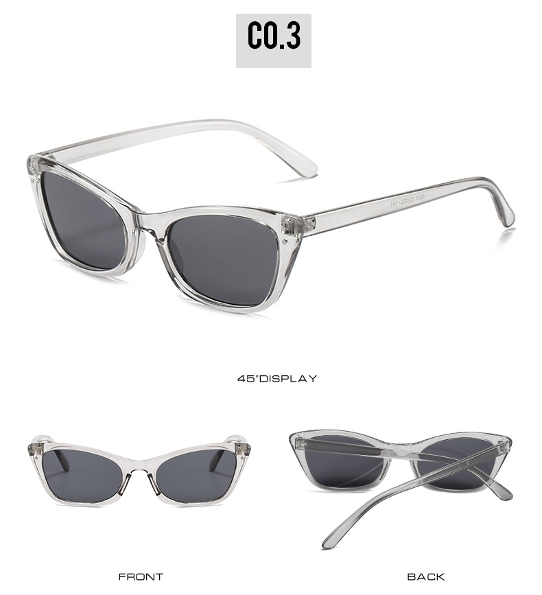 Fashion Leopard Pc Resin Cat Eye Full Frame Womenu0027s Sunglasses