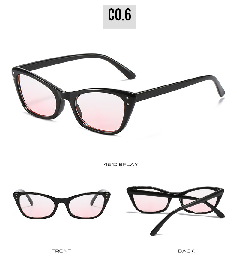 Fashion Leopard Pc Resin Cat Eye Full Frame Womenu0027s Sunglasses