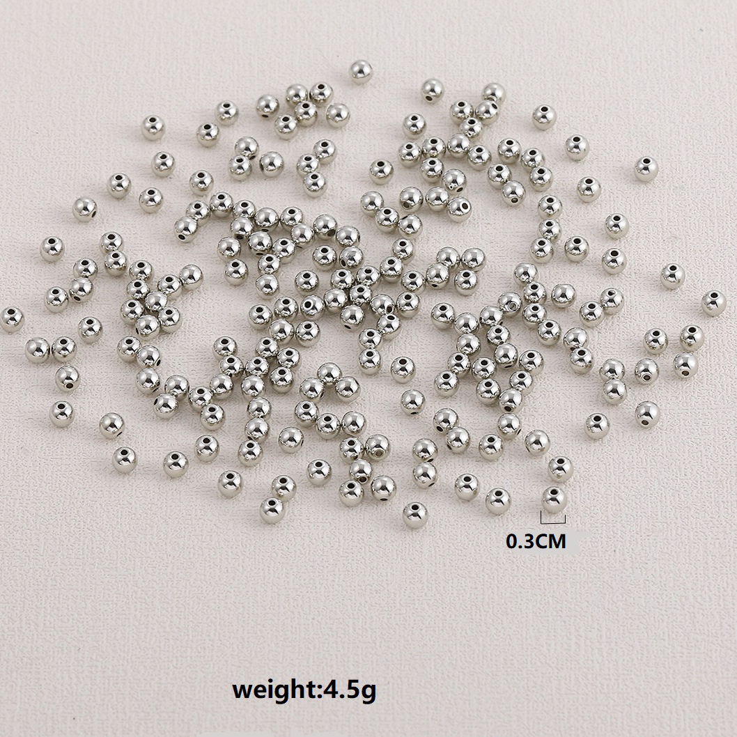 Basic Geometric Plastic Plating Jewelry Accessories 300 Pcs