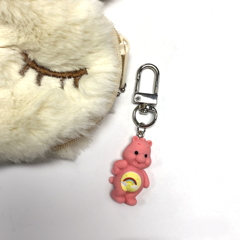 Cute Bear Alloy Resin Keychain 1 Piece