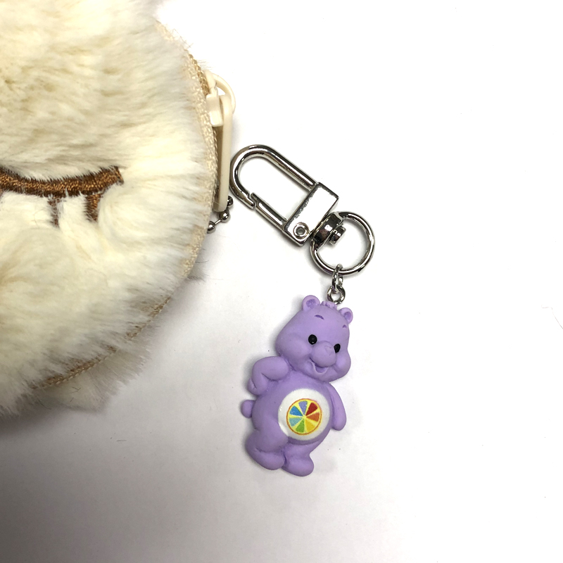Cute Bear Alloy Resin Keychain 1 Piece