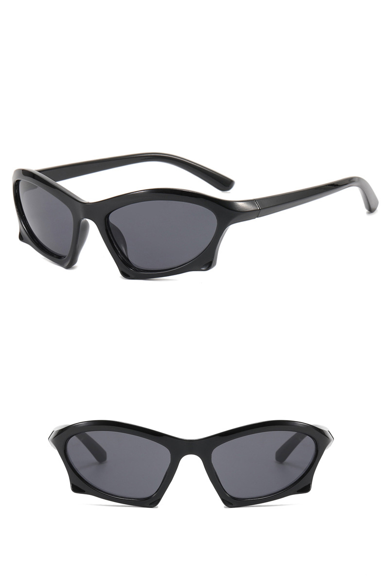 Fashion Solid Color Ac UV Protection Polygon Full Frame Womenu0027s Sunglasses