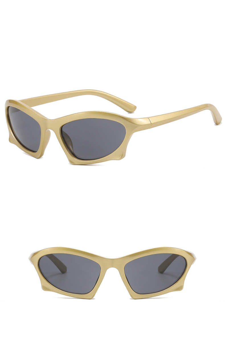 Fashion Solid Color Ac UV Protection Polygon Full Frame Womenu0027s Sunglasses