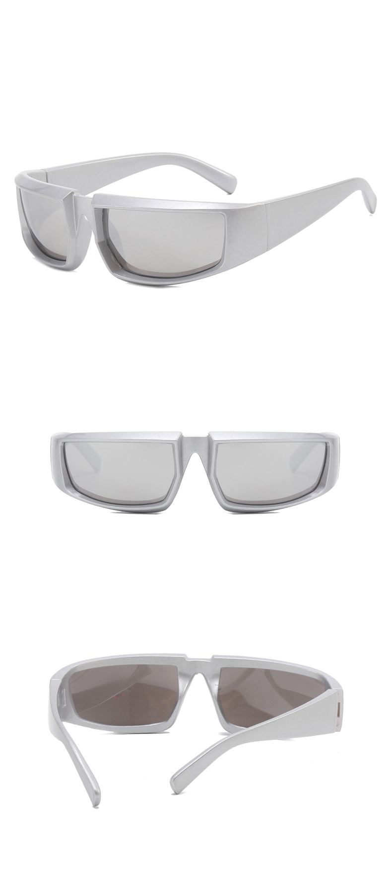 Fashion Solid Color Ac UV Protection Polygon Full Frame Womenu0027s Sunglasses