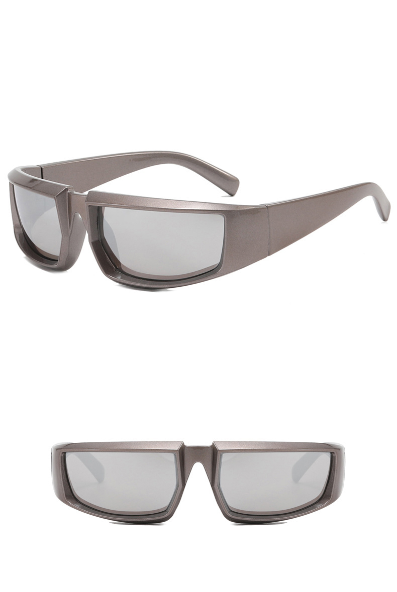 Fashion Solid Color Ac UV Protection Polygon Full Frame Womenu0027s Sunglasses