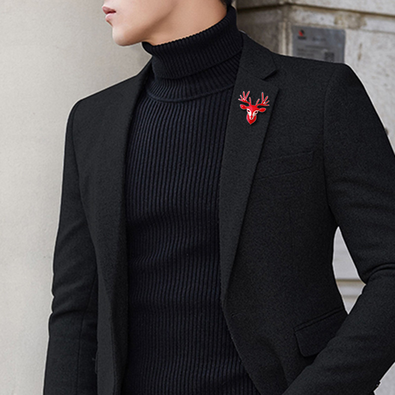Fashion Elk Alloy Plating Unisex Brooches