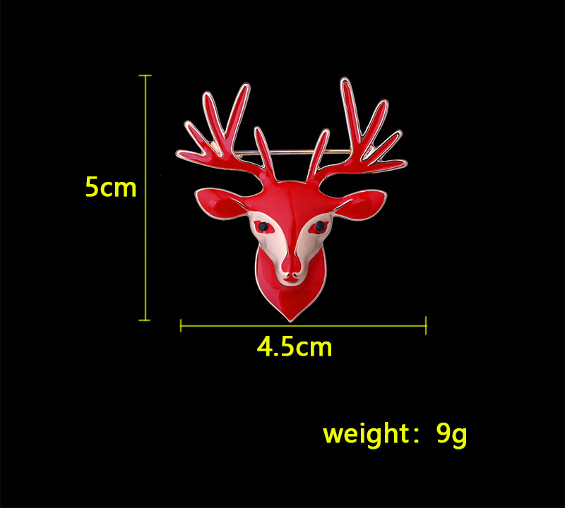 Fashion Elk Alloy Plating Unisex Brooches