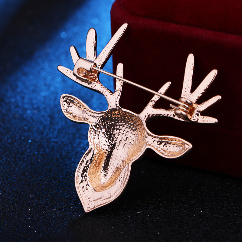 Fashion Elk Alloy Plating Unisex Brooches