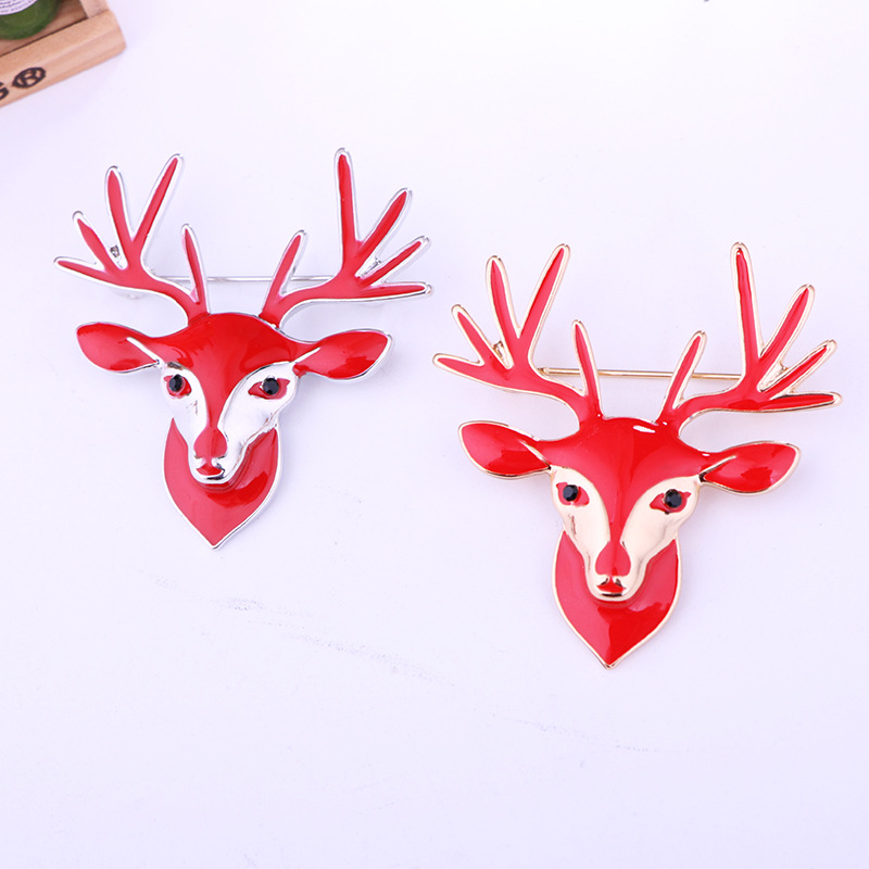 Fashion Elk Alloy Plating Unisex Brooches