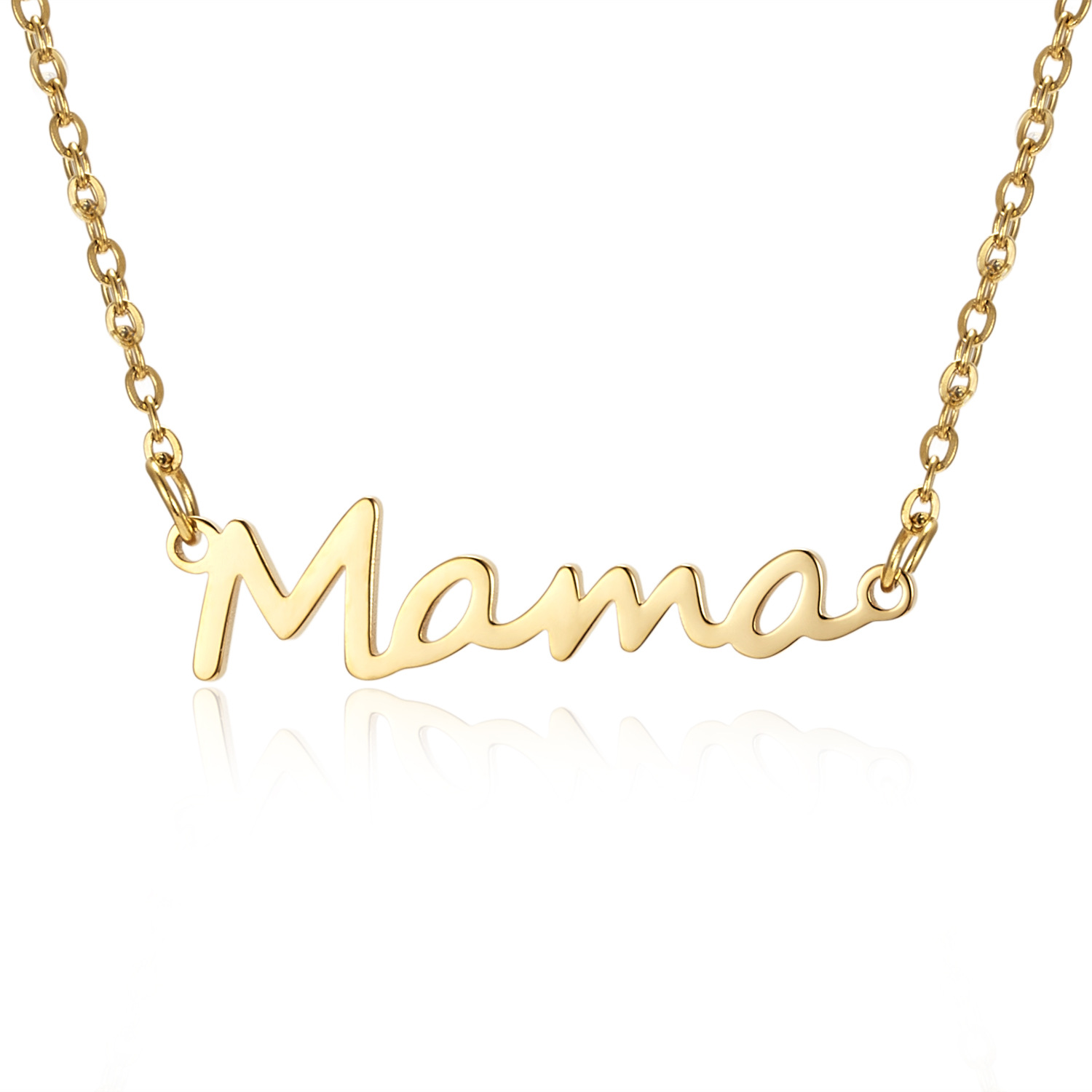 Simple Style Letter Alloy Womenu0027S Necklace 1 Piece