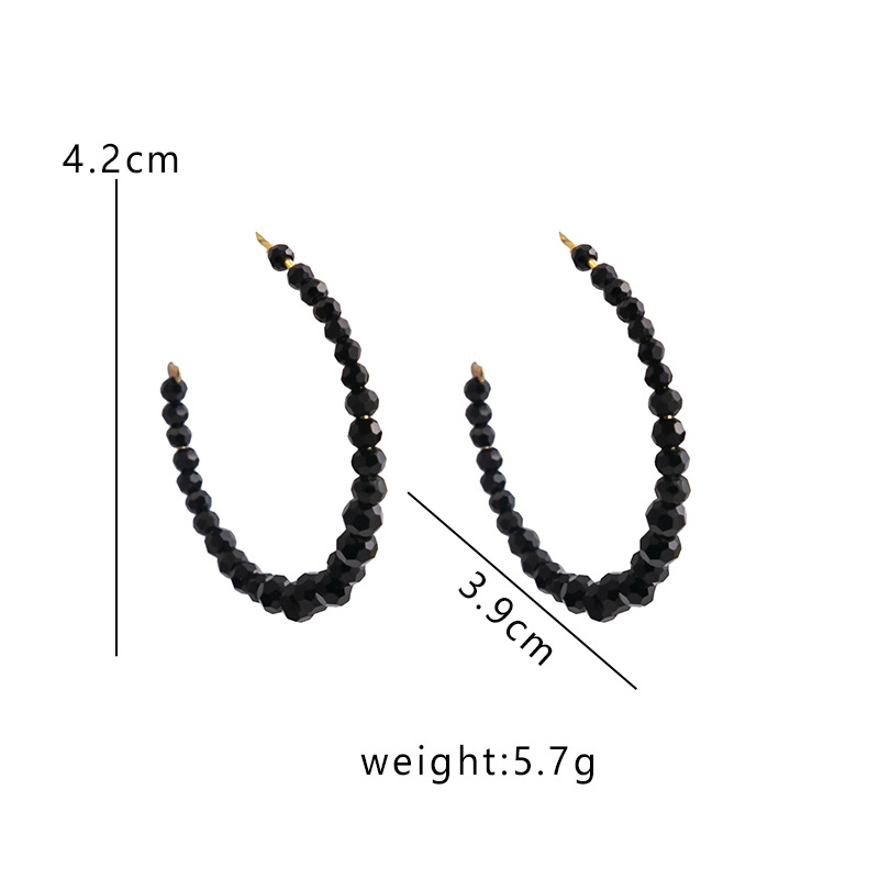 Fashion Geometric Alloy Plating Crystal Womenu0027S Ear Studs 1 Pair