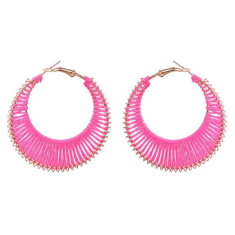 Fashion Circle Metal Plating Womenu0027S Earrings 1 Pair