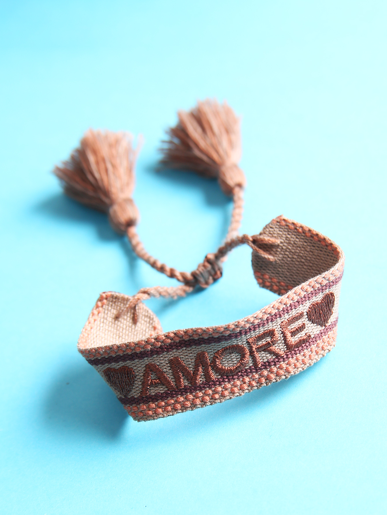 Vacation Letter Fabric rope Couple Bracelets 1 Piece