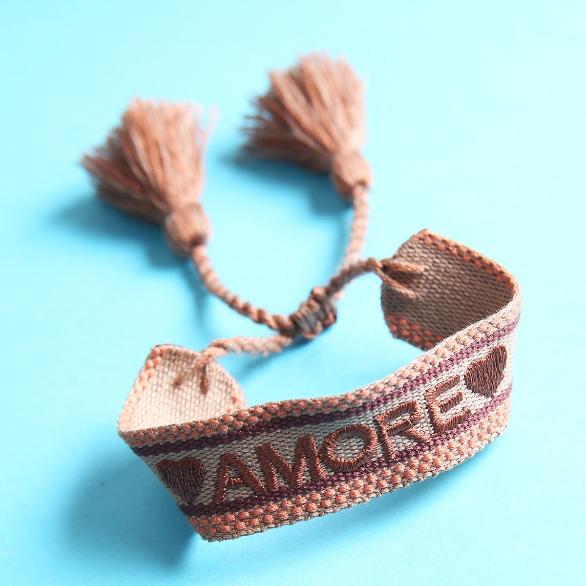 Vacation Letter Fabric rope Couple Bracelets 1 Piece