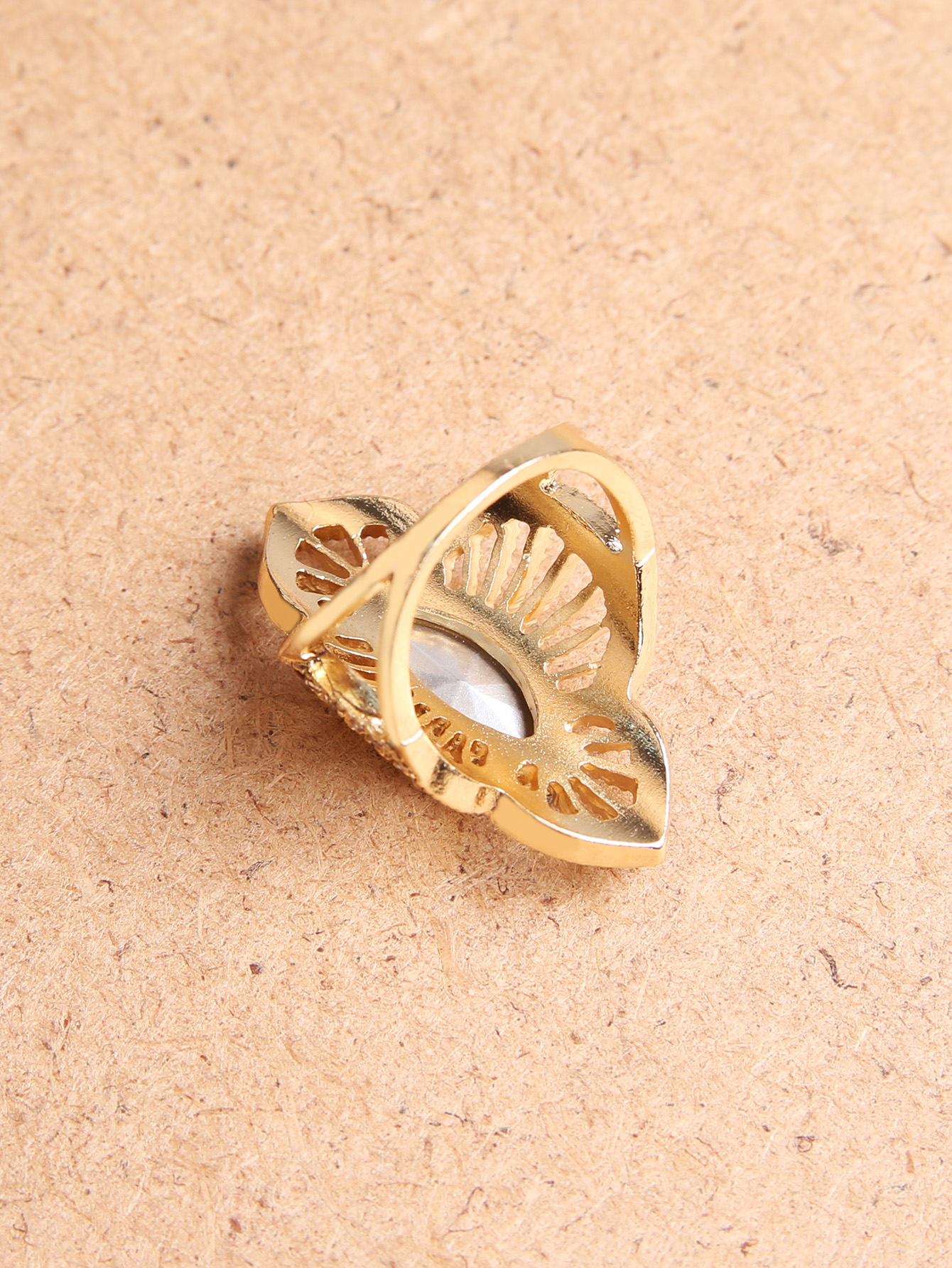 Classical Flower Alloy Inlay Rhinestones Womenu0027S Rings 1 Piece