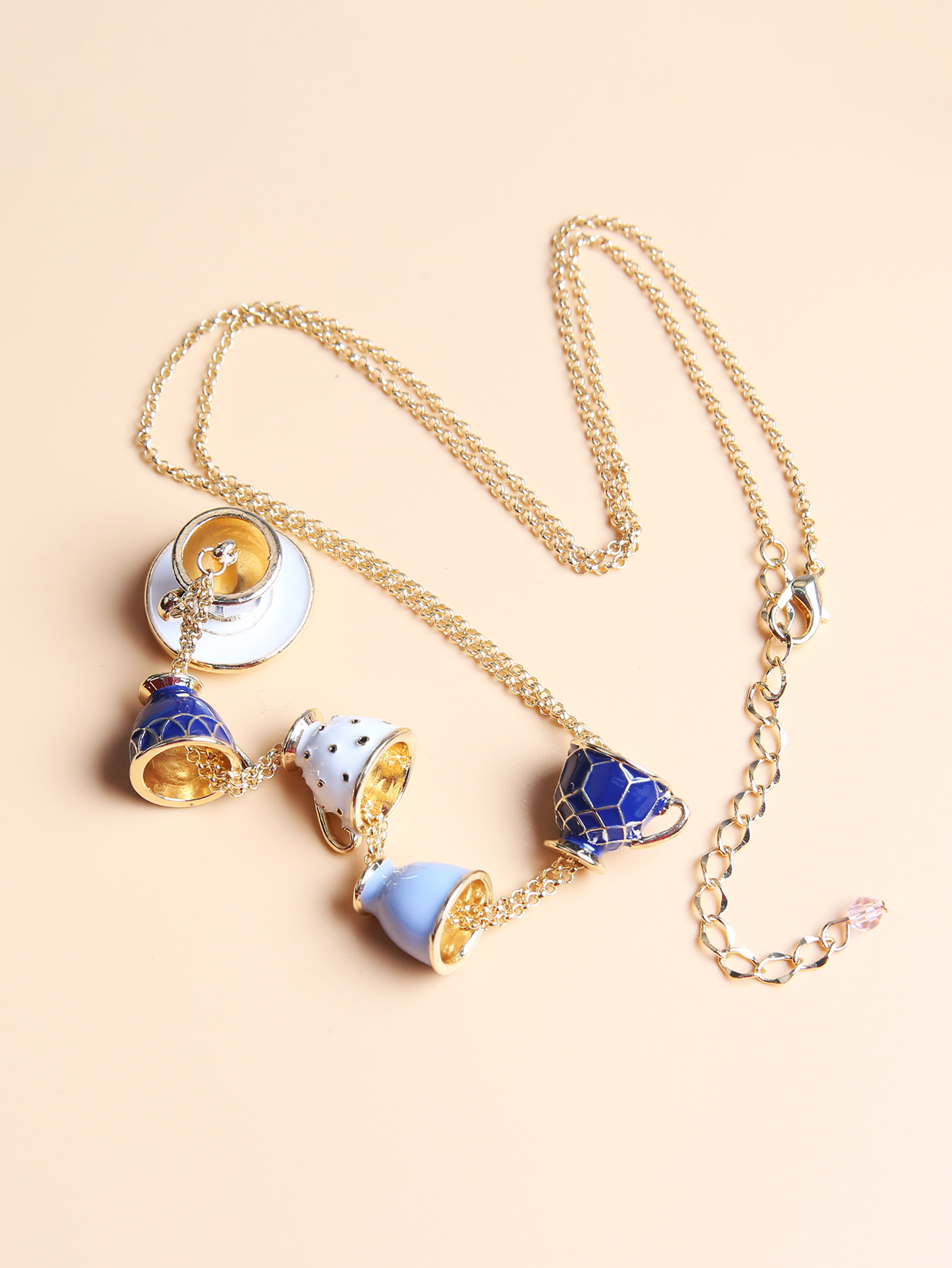 Simple Style Cup Alloy Enamel Womenu0027S Necklace 1 Piece