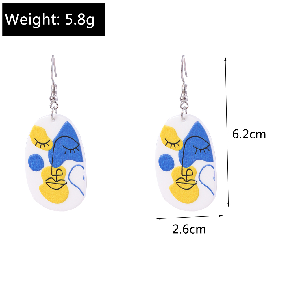 Fashion Rainbow Lightning Arylic Womenu0027S Earrings 1 Pair