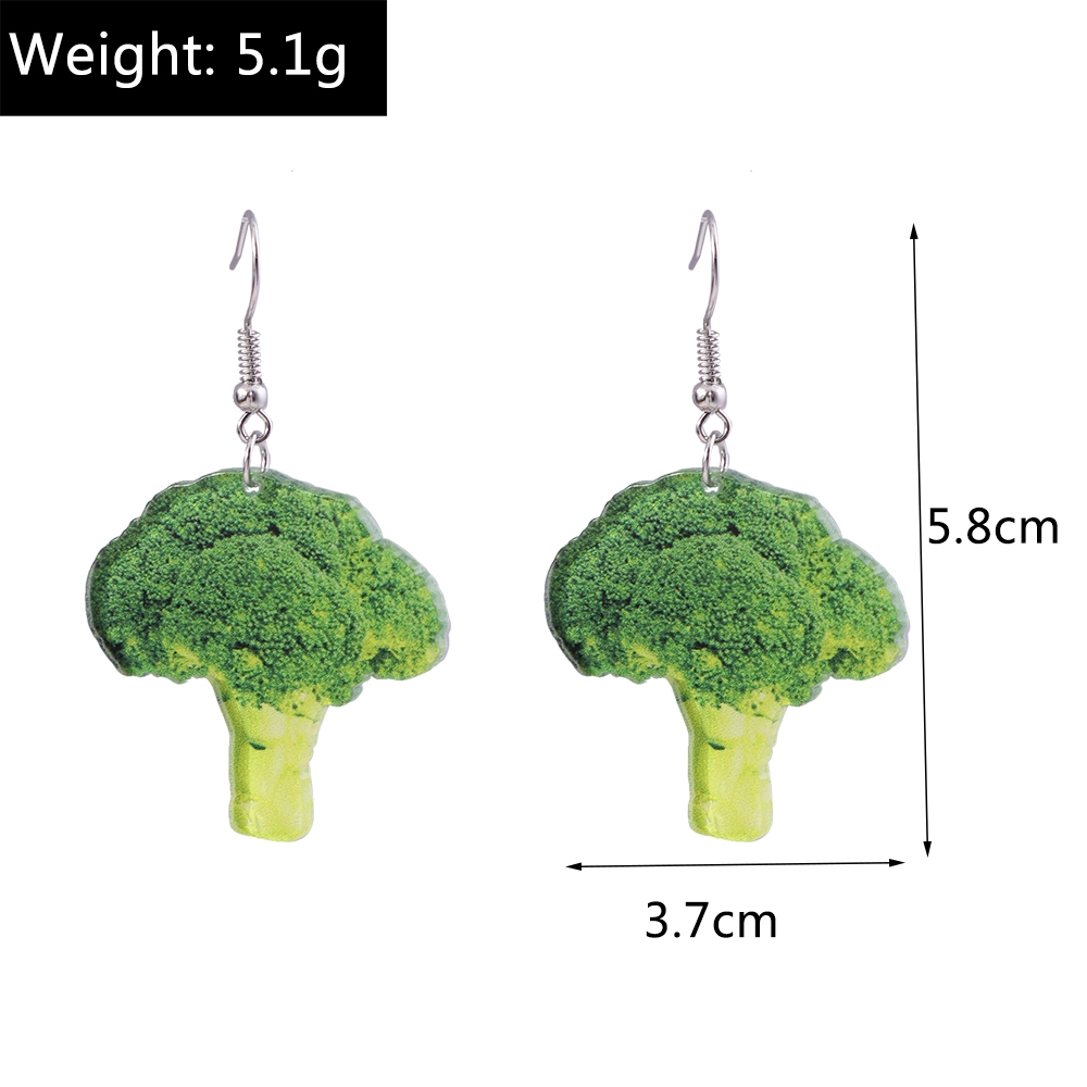 Simple Style Mushroom Arylic Alloy Womenu0027S Drop Earrings 1 Pair