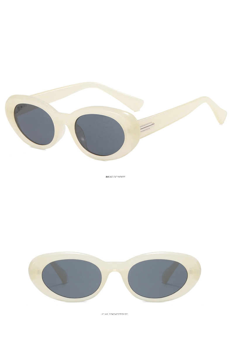 Fashion Color Block Ac Oval Frame Full Frame Womenu0027s Sunglasses