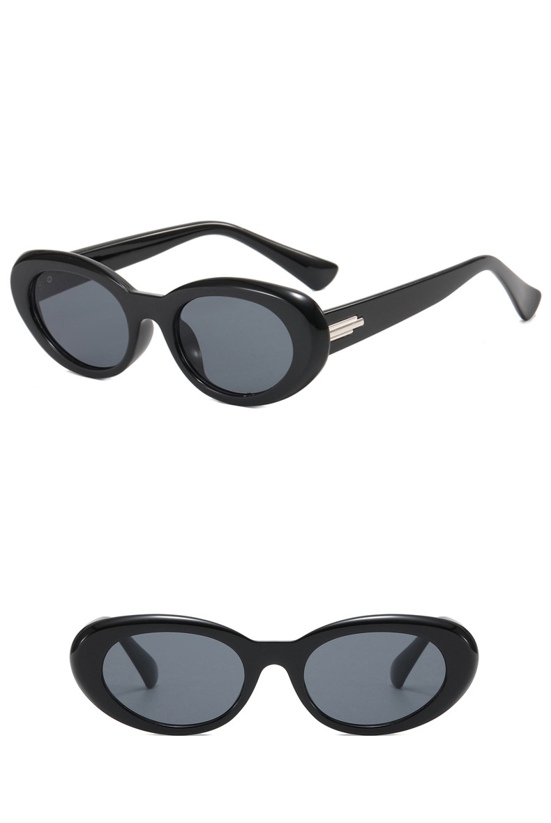 Fashion Color Block Ac Oval Frame Full Frame Womenu0027s Sunglasses