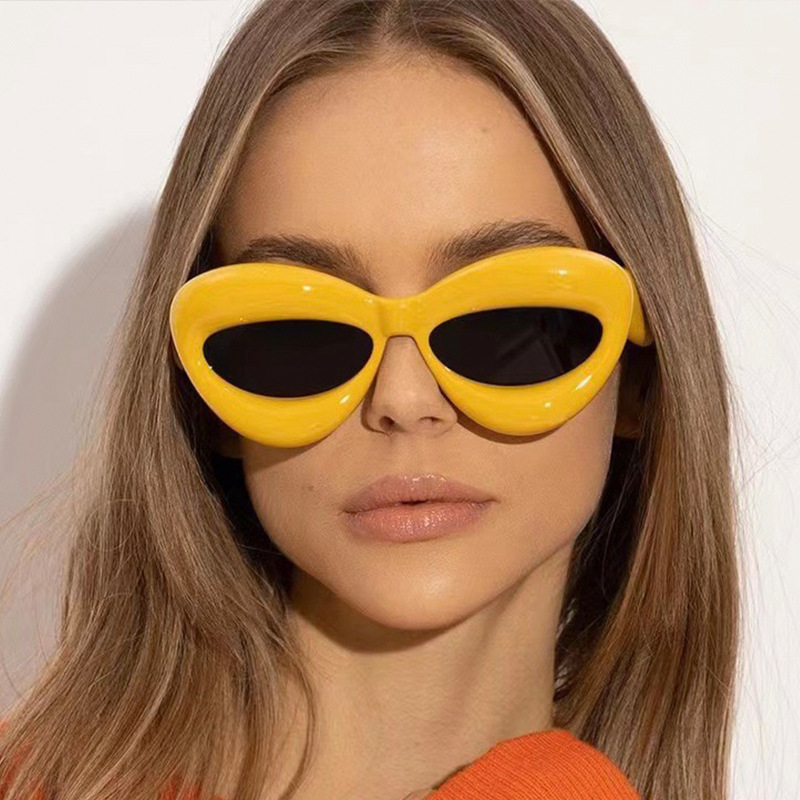 Hip-Hop Geometric Pc Resin Avaitor Full Frame Womenu0027s Sunglasses