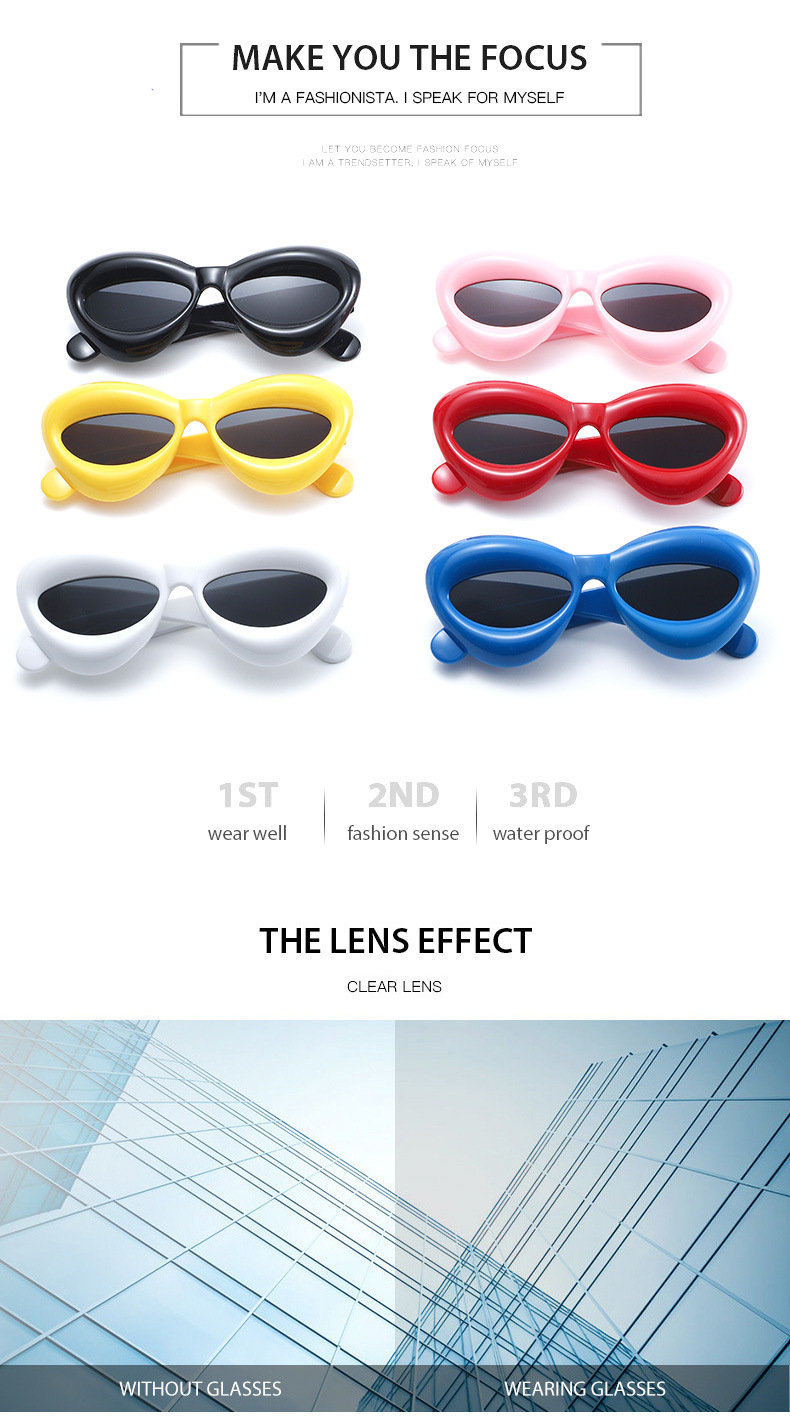 Hip-Hop Geometric Pc Resin Avaitor Full Frame Womenu0027s Sunglasses