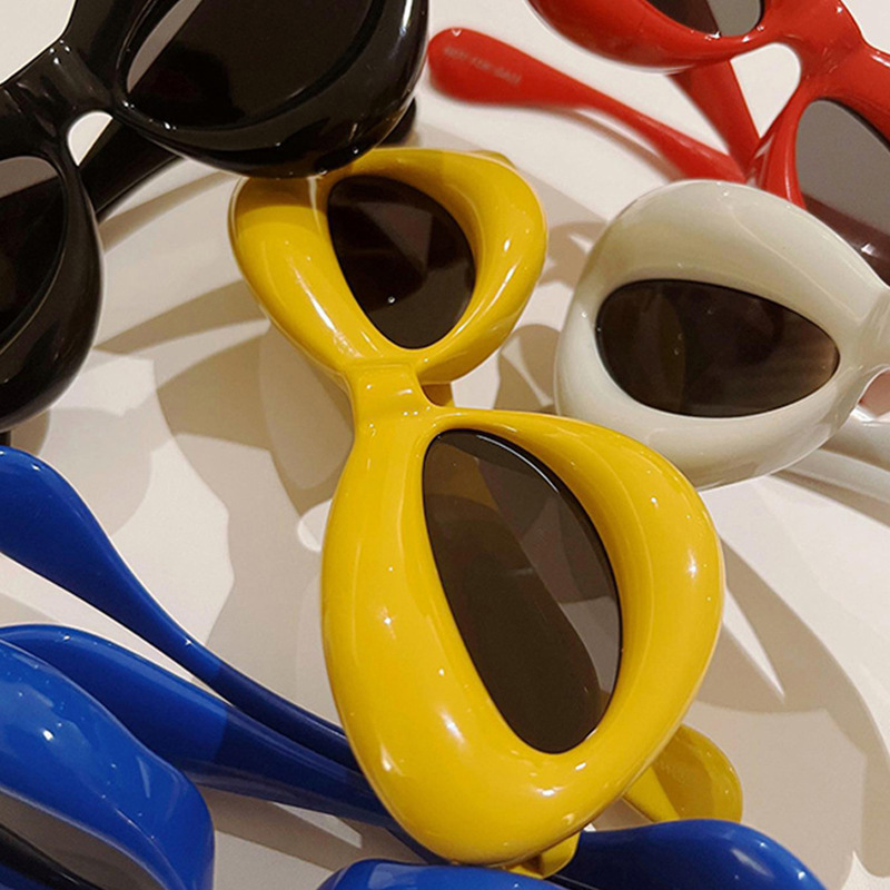 Hip-Hop Geometric Pc Resin Avaitor Full Frame Womenu0027s Sunglasses