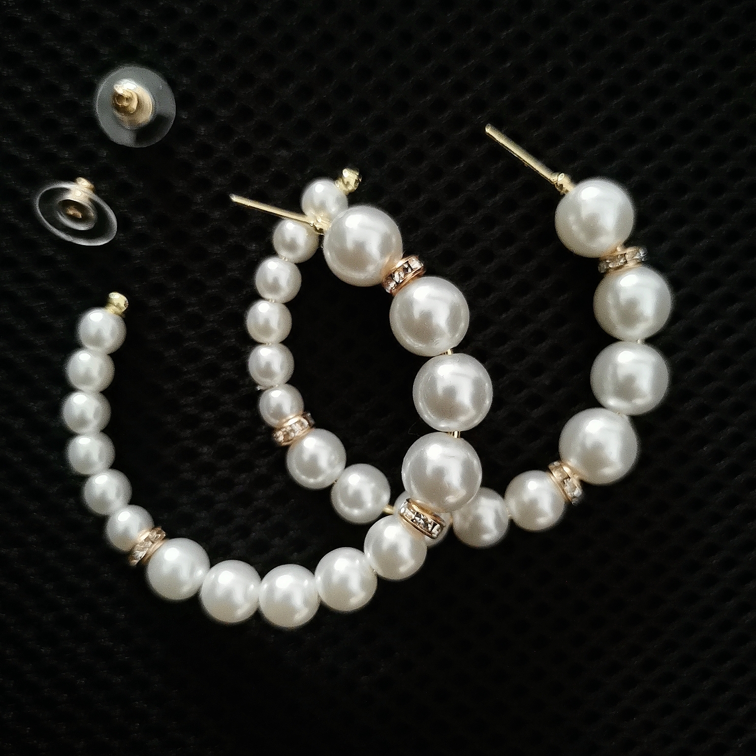 Fashion Round Artificial Pearl Imitation Pearl Womenu0027S Ear Studs 1 Pair