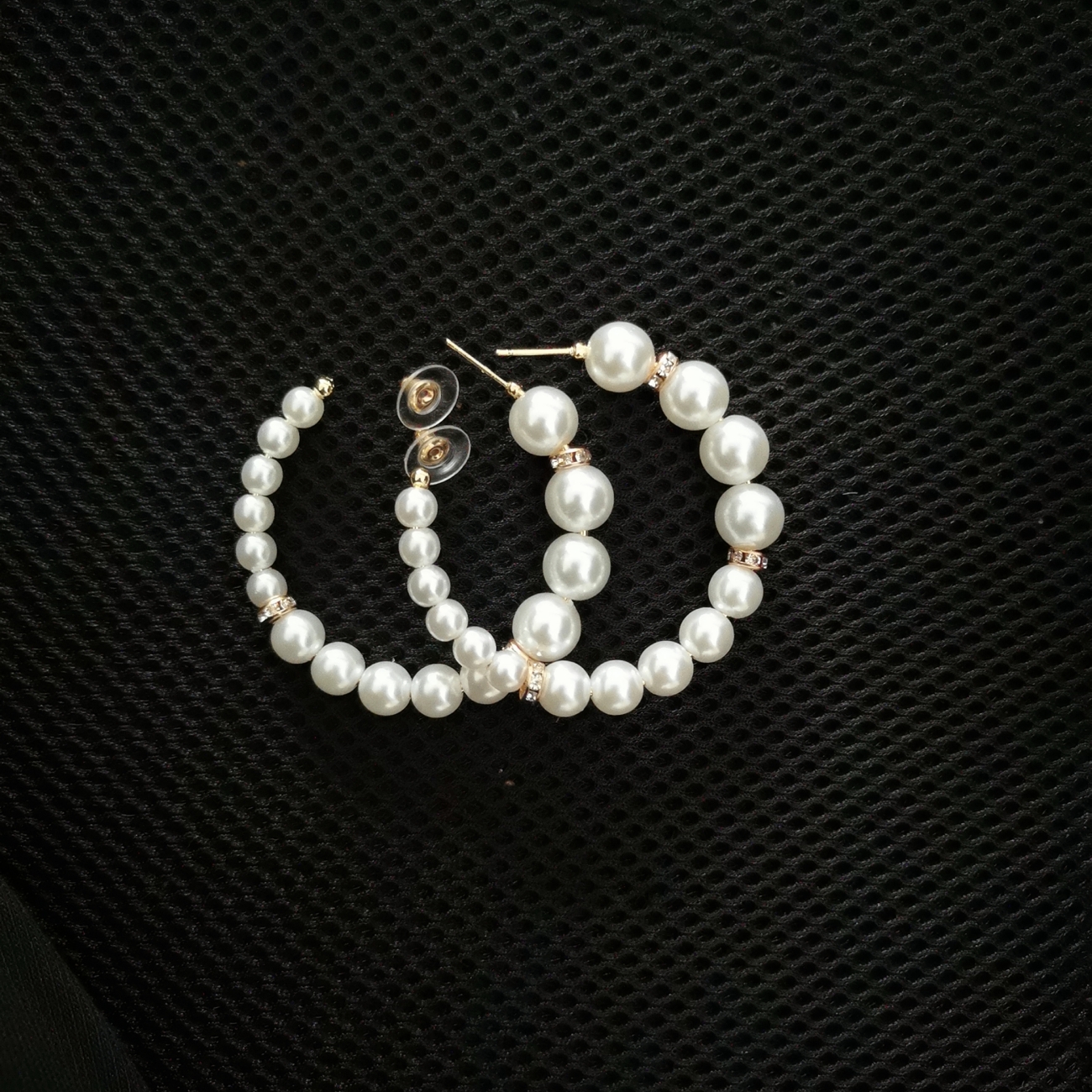 Fashion Round Artificial Pearl Imitation Pearl Womenu0027S Ear Studs 1 Pair