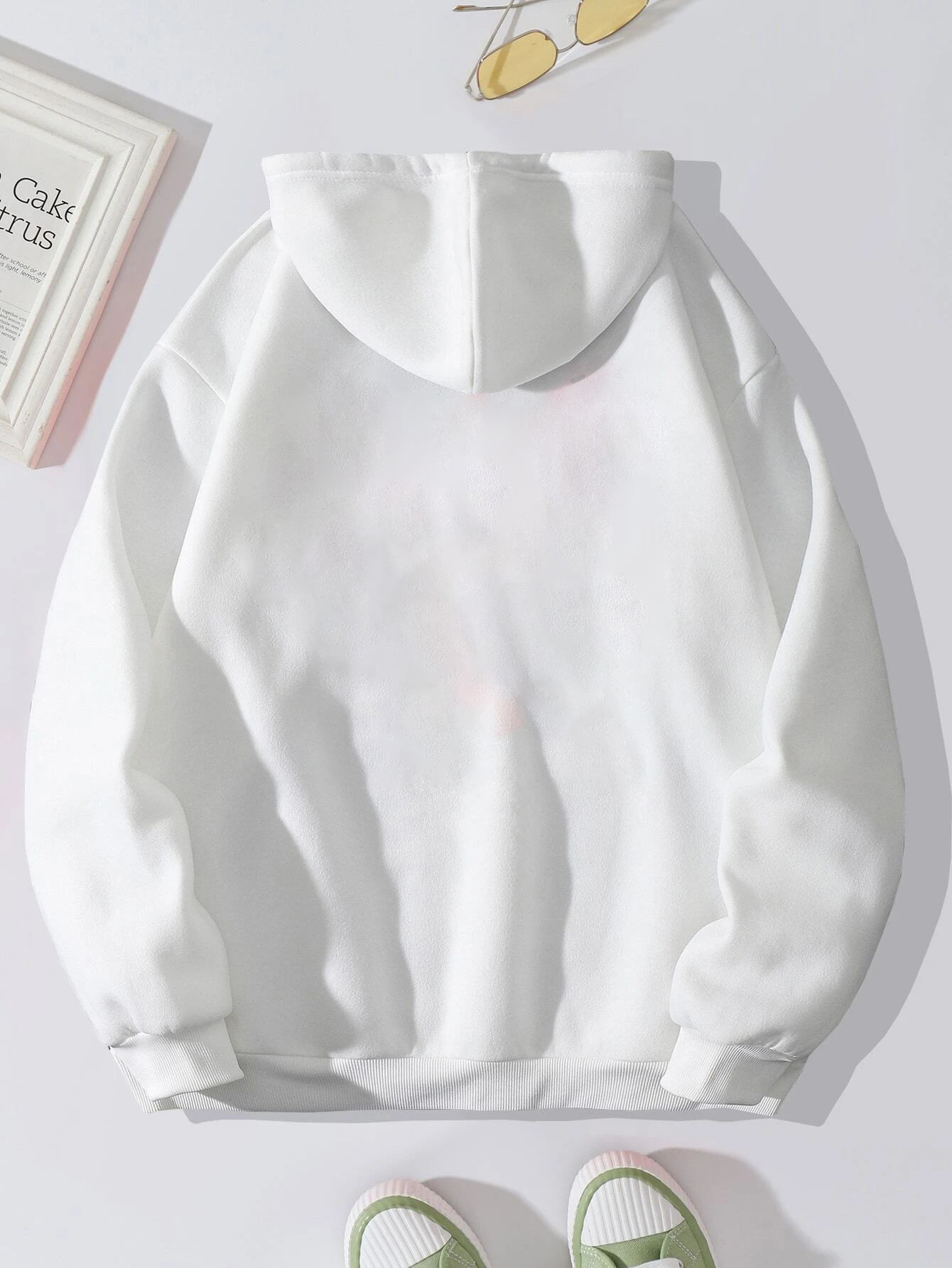 Casual Letter Polyester Hooded Long Sleeve Regular Sleeve Printing Pocket Hoodie