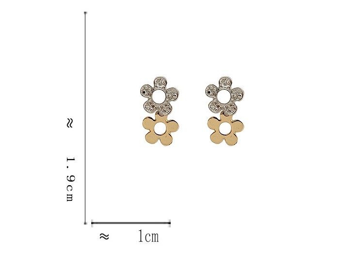 Fashion Flower Alloy Plating Womenu0027S Drop Earrings 1 Pair