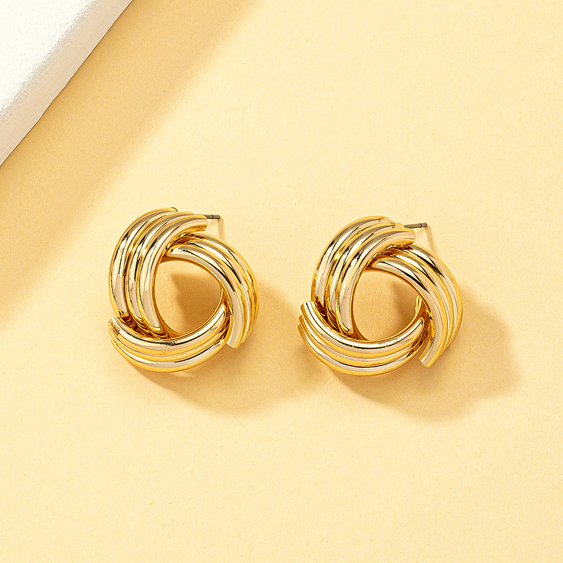 Fashion Twist Alloy Plating Womenu0027S Ear Studs 1 Pair