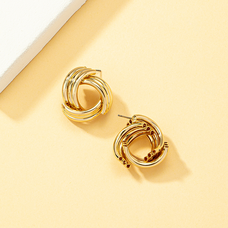 Fashion Twist Alloy Plating Womenu0027S Ear Studs 1 Pair