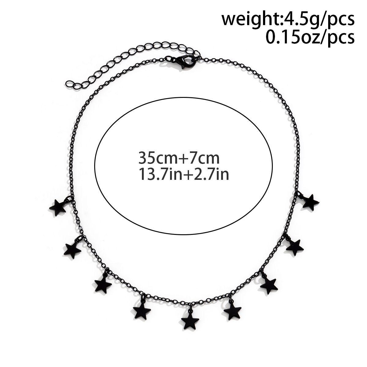 Hip-Hop Sequins Cross Star Artificial Crystal Titanium Plating Womenu0027S Necklace 1 Piece