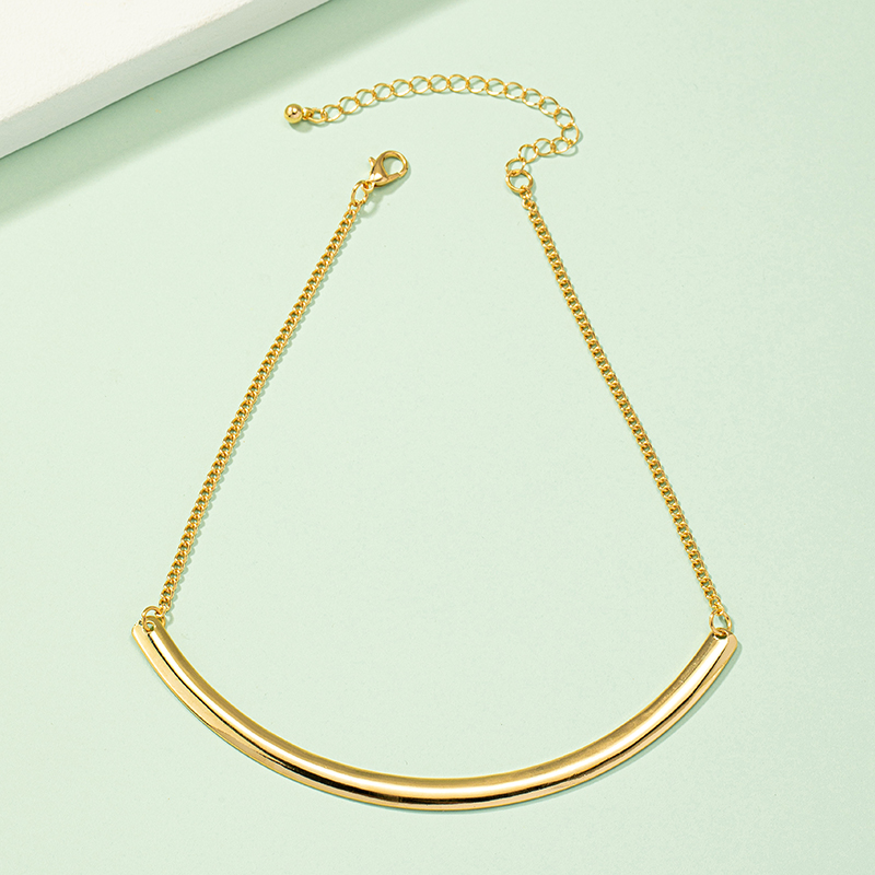 Simple Style Geometric Alloy Plating Womenu0027S Necklace