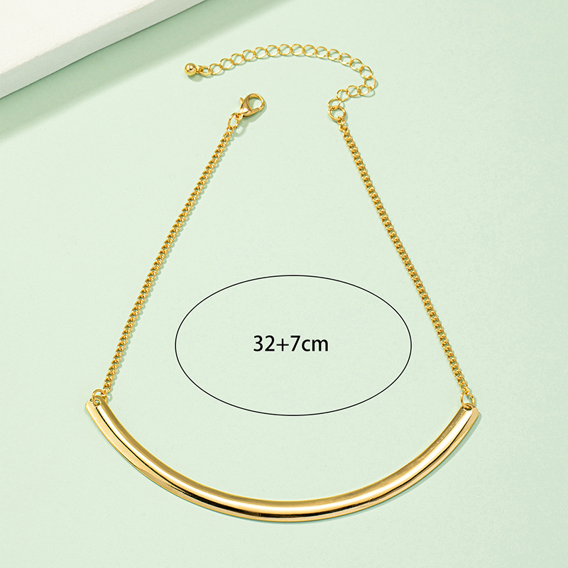 Simple Style Geometric Alloy Plating Womenu0027S Necklace