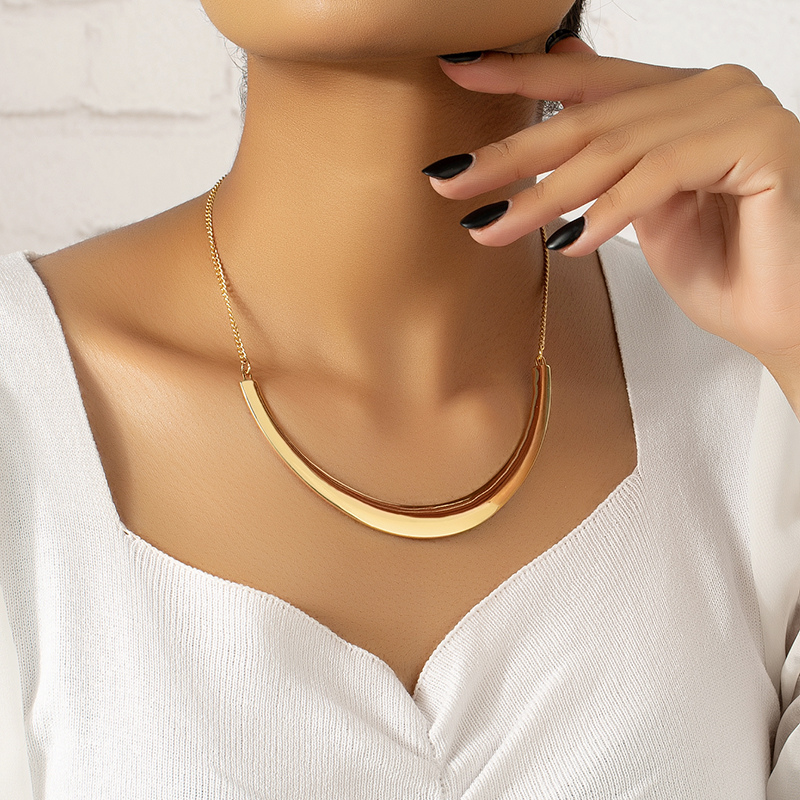 Fashion Geometric Alloy Plating Womenu0027S Necklace