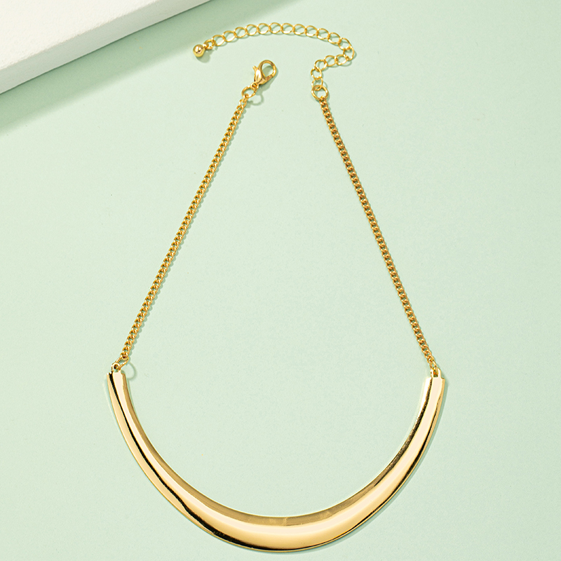 Fashion Geometric Alloy Plating Womenu0027S Necklace