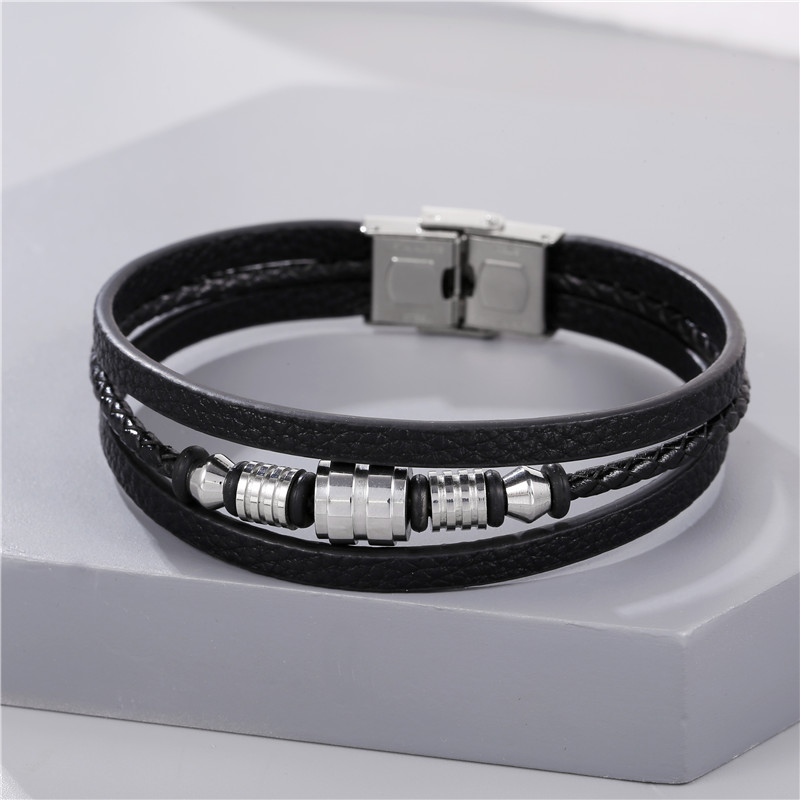 Fashion Solid Color Alloy Unisex Bracelets 1 Piece