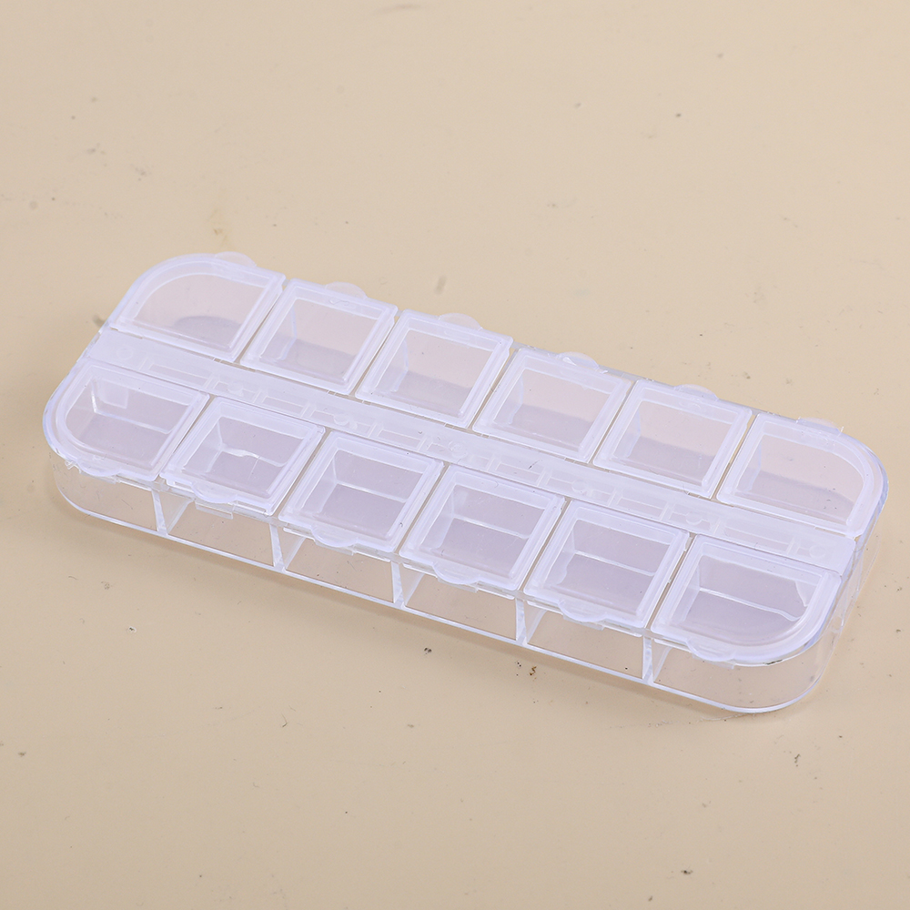 Basic Solid Color Plastic Jewelry Boxes 1 Piece