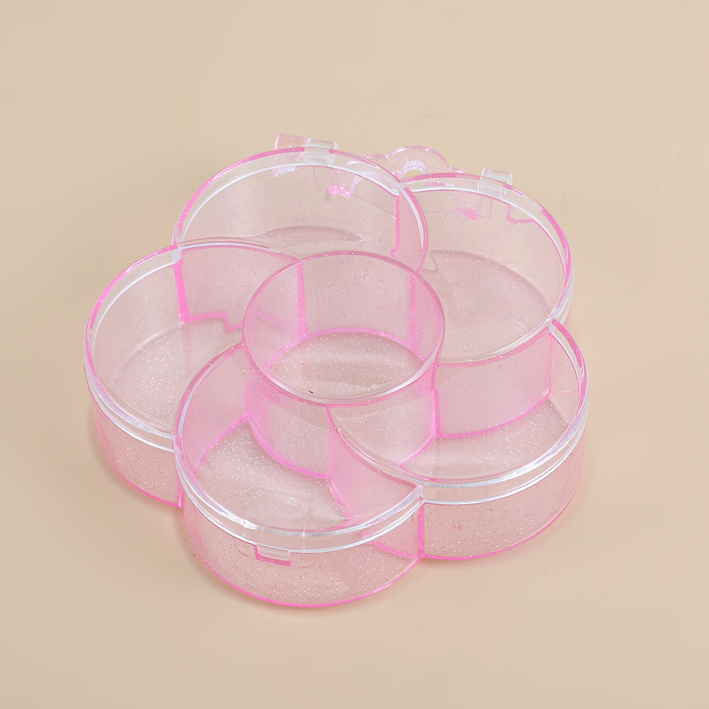 Basic Solid Color Plastic Jewelry Boxes 1 Piece