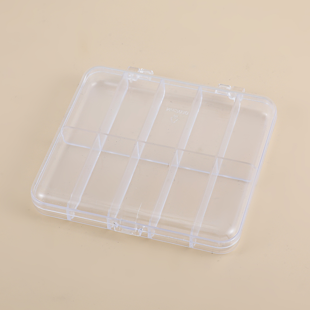 Basic Solid Color Plastic Jewelry Boxes 1 Piece