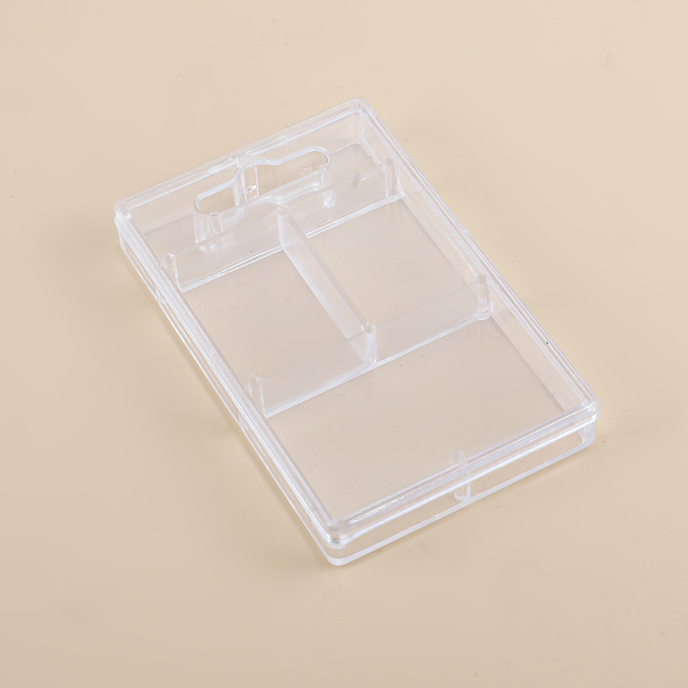 Basic Solid Color Plastic Jewelry Boxes 1 Piece