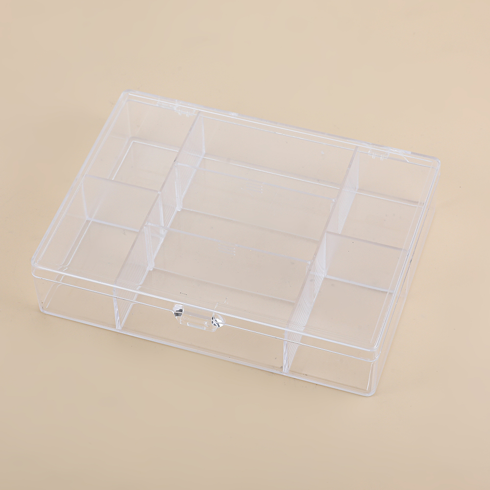 Basic Solid Color Plastic Jewelry Boxes 1 Piece