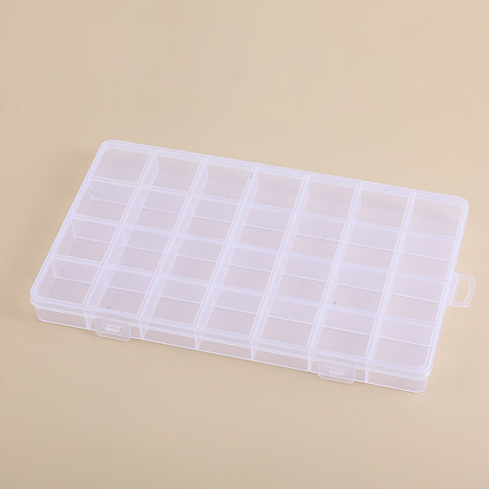 Basic Solid Color Plastic Jewelry Boxes 1 Piece