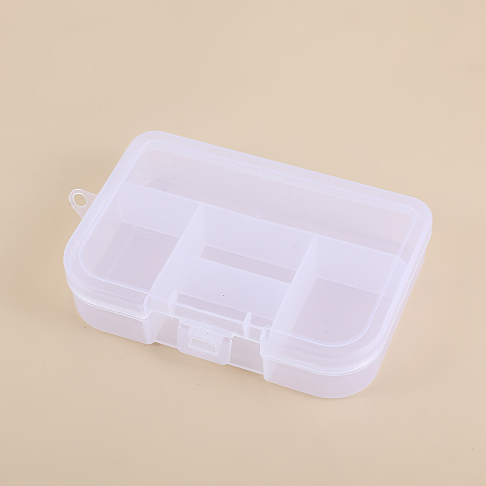 Basic Solid Color Plastic Jewelry Boxes 1 Piece