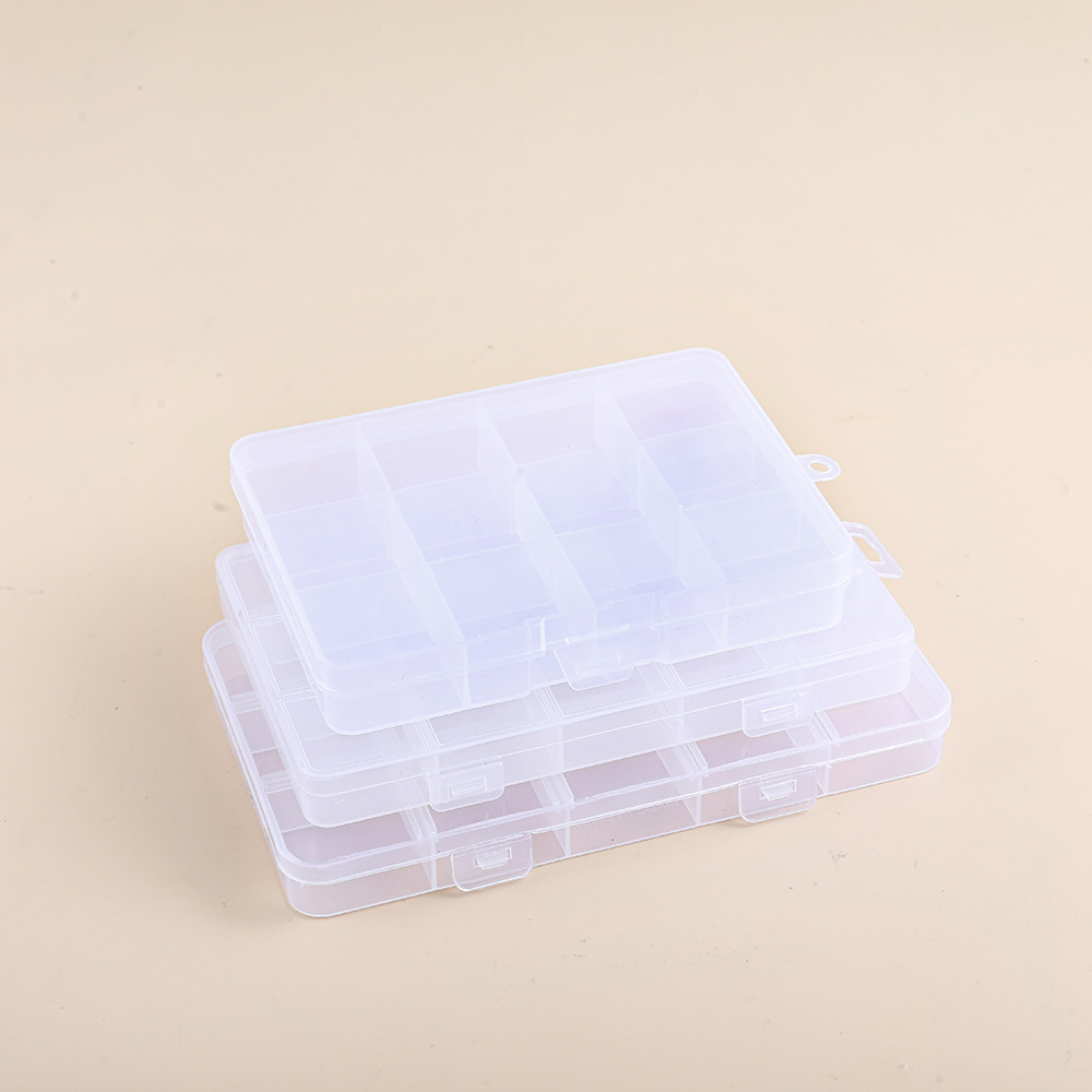 Basic Solid Color Plastic Jewelry Boxes 1 Piece