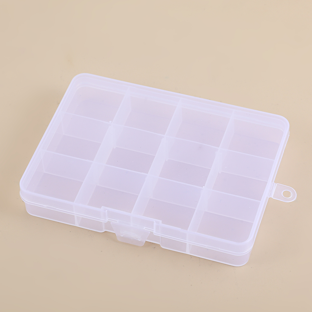 Basic Solid Color Plastic Jewelry Boxes 1 Piece